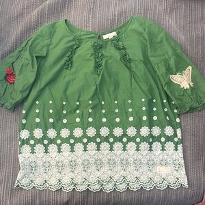 Odd Molly Lush Green Blouse